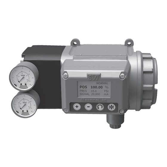 Baker Hughes Masoneilan SVI 3 Guide De Démarrage Rapide