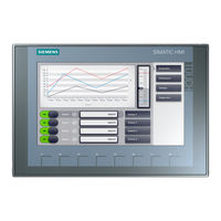 Siemens SIMATIC HMI KTP900 Basic Instructions De Service