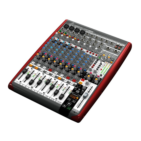 Behringer XENYX UFX1204 Mode D'emploi