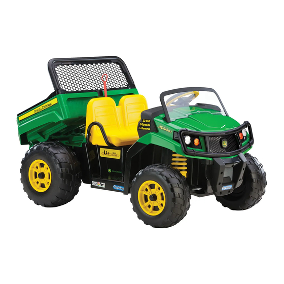 Peg-Perego GATOR XUV 550 Utilisation Et Entretien
