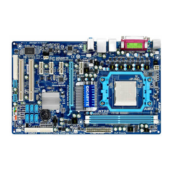 Gigabyte GA-MA770-ES3 Manuel De L'utilisateur