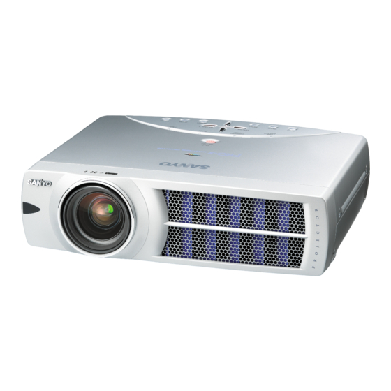 Sanyo PLC-SL15 Mode D'emploi