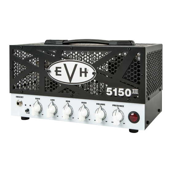 Evh 5150III 15-watt Mode D'emploi