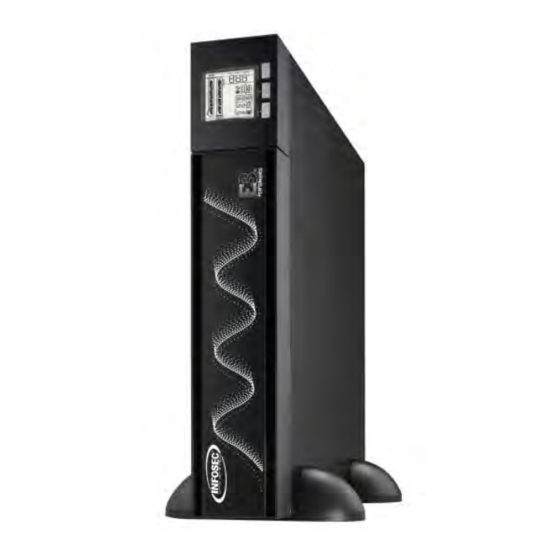 INFOSEC UPS SYSTEM E3 Performance 5000 RT Notice D'utilisation