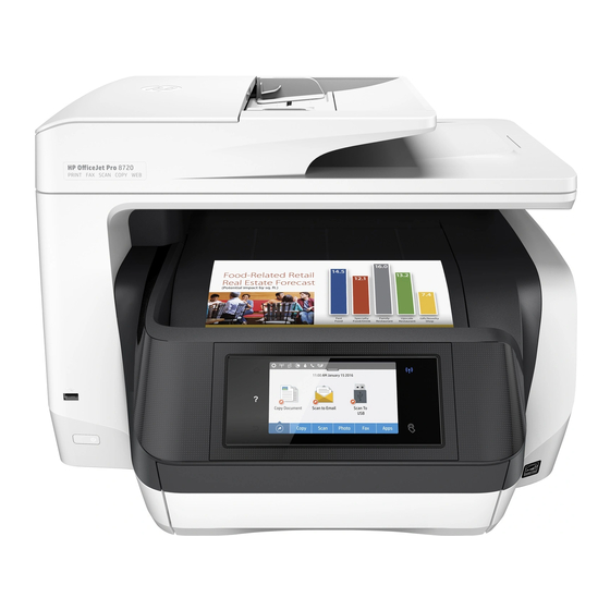 HP OfficeJet Pro 8720 Guide De L'utilisateur