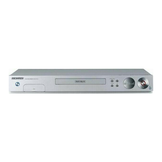 Samsung DVD-R120 Manuel De L'utilisateur