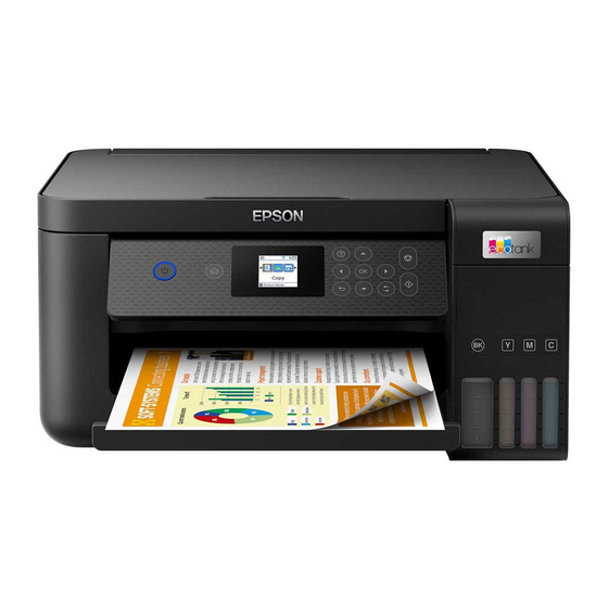 Epson ET-2850 Point De Départ