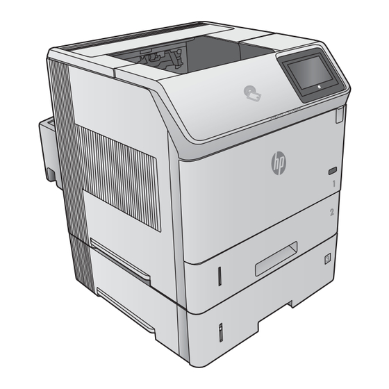 HP LaserJet Enterprise M606 Serie Guide D'installation