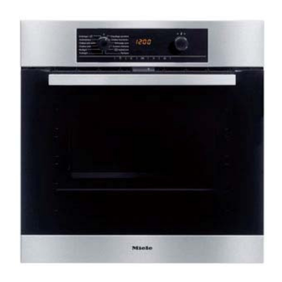 Miele H 5147 BPL Notice D'utilisation Et De Montage