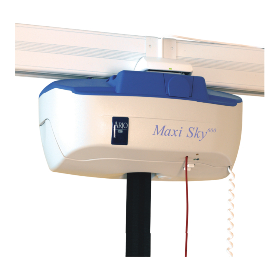 GETINGE Arjohuntleigh Maxi Sky 600 Notice D'utilisation