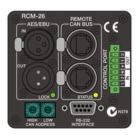 Electro-Voice IRIS Net RCM-26 Mode D'emploi