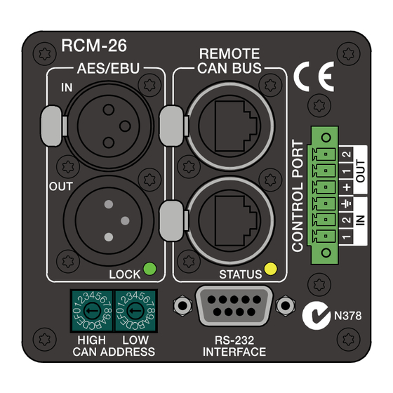 Electro-Voice IRIS Net RCM-26 Mode D'emploi