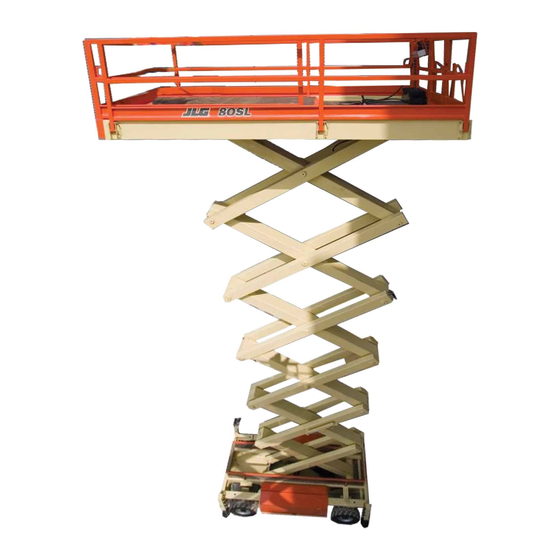 JLG LIFTLUX 80SL Manuel D'utilisation Et De Sécurité