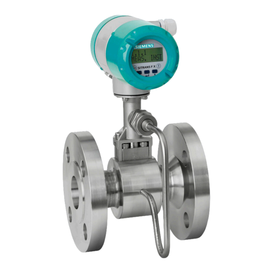 Siemens Sitrans FX300 Mode D'emploi