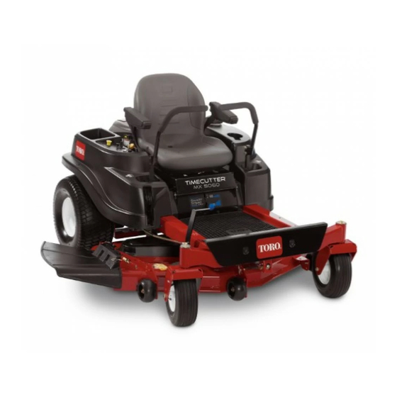 Toro TimeCutter MX5060 Manuel De L'utilisateur