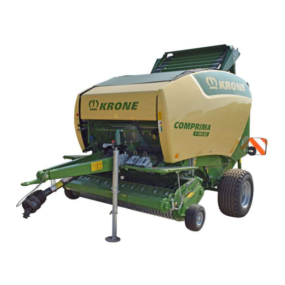 Krone Comprima F 155 XC Notice D'utilisation Originale