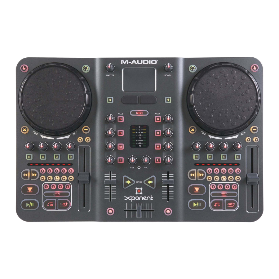 M-Audio TORQ XPONENT Guide D'utilisation