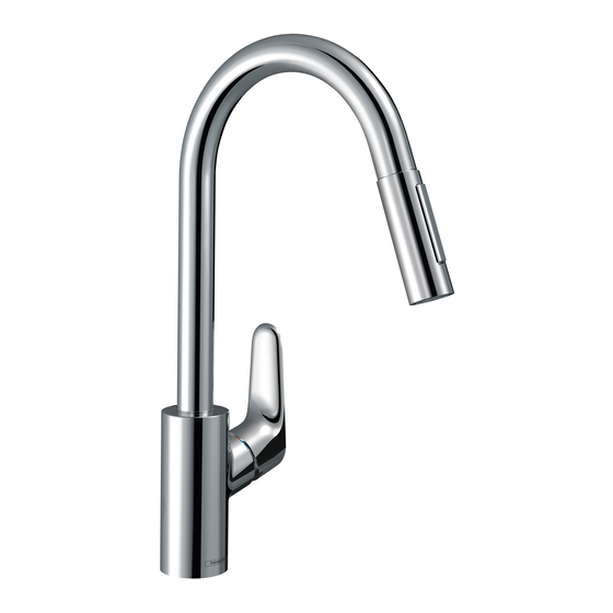 Hansgrohe Focus M41 240 2jet 31815 Série Mode D'emploi