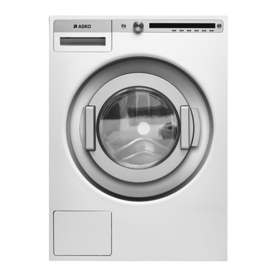 Asko WMC6863P Notice D'utilisation