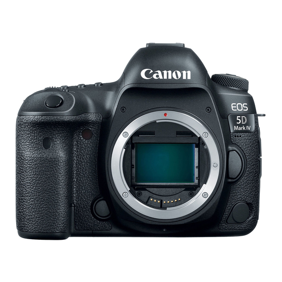Canon EOS 5D Mark IV Mode D'emploi