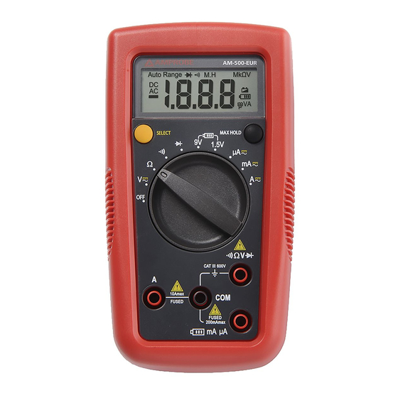 Amprobe AM-500 Mode D'emploi