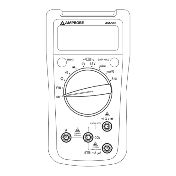 Amprobe AM-500 Mode D'emploi