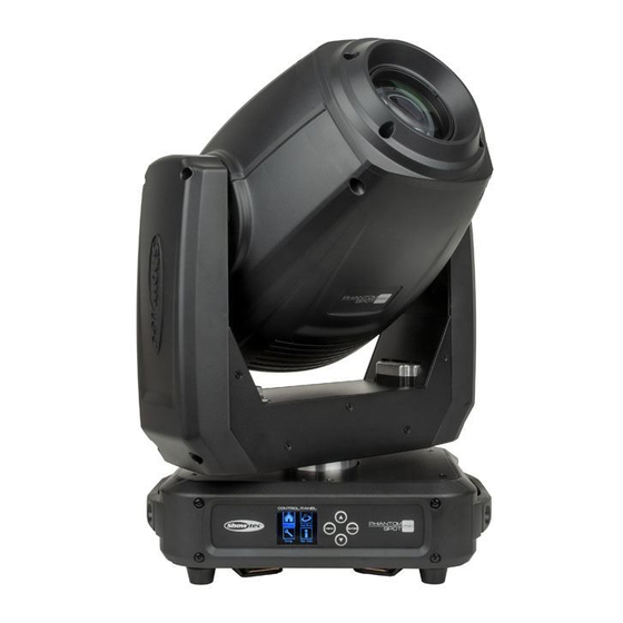 SHOWTEC Phantom 250 Spot Manuels