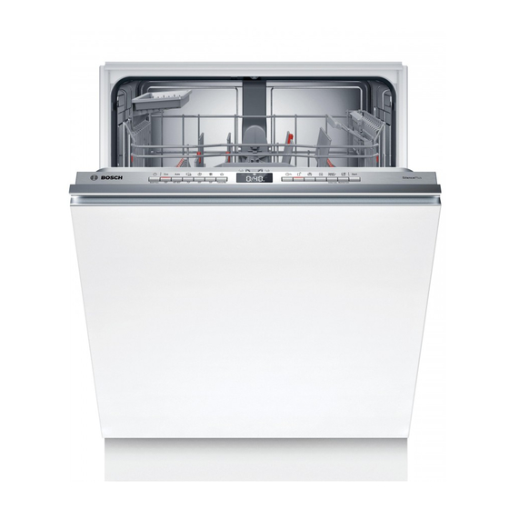 Bosch SMV4EAX18E Manuel D'utilisation