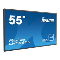 Iiyama ProLite LH5565S Mode D'emploi