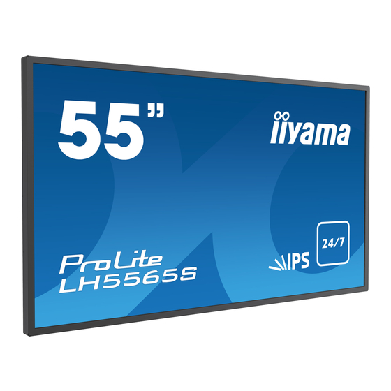 Iiyama ProLite TH5565MIS Mode D'emploi