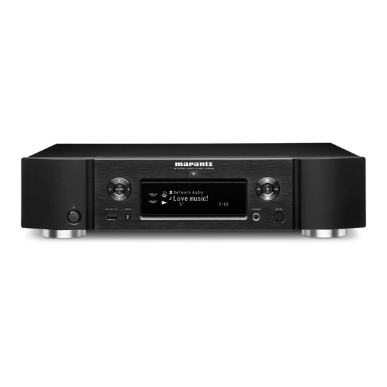 Marantz NA8005 Manuel De L'utilisateur