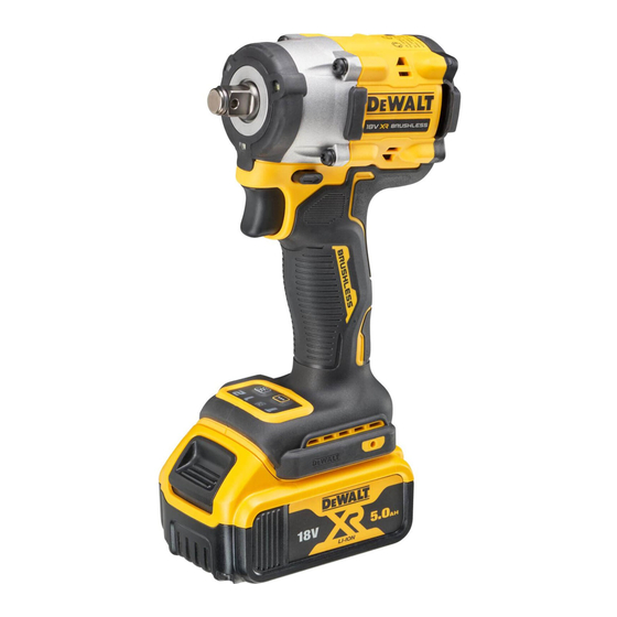 DeWalt DCF921 Traduction De La Notice D'instructions Originale