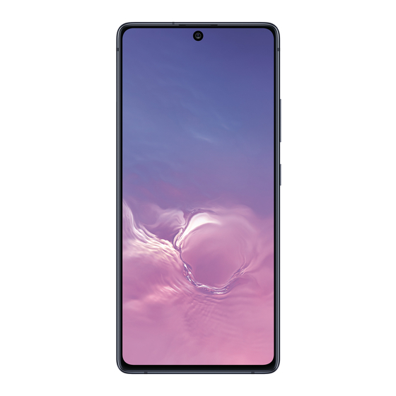 Samsung Galaxy S10 Lite Mode D'emploi