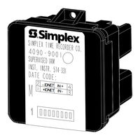Simplex 4090-9001 Guide Rapide