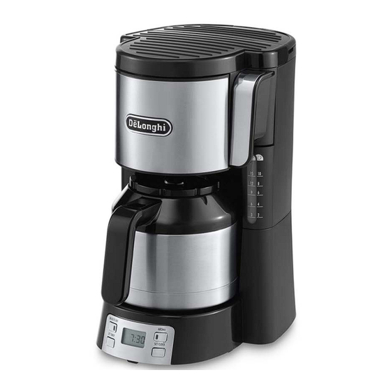 DeLonghi ICM15240 Mode D'emploi