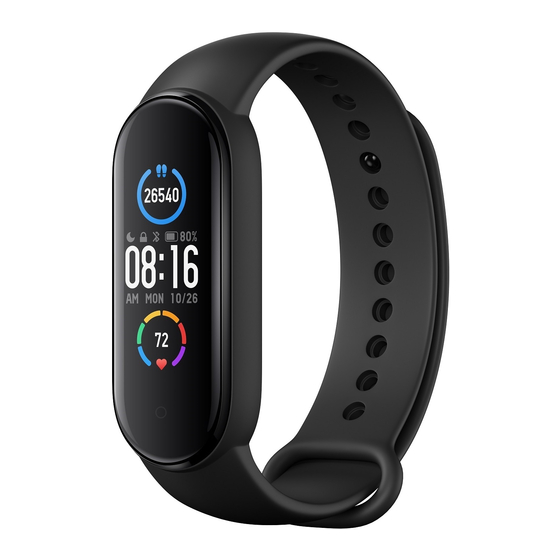 Xiaomi Mi Smart Band 5 Mode D'emploi