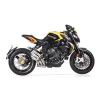 Mv Agusta 800 DRAGSTER 2014 Manuel D'utilisation