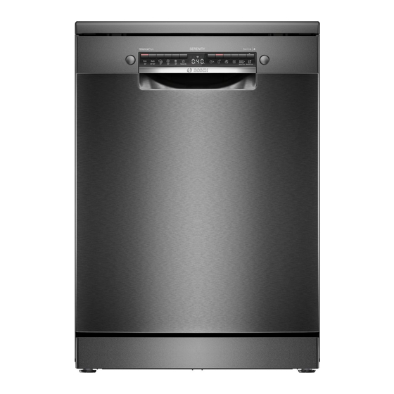 Bosch SMS4EMC25E Manuel D'utilisation