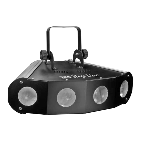 IMG STAGELINE QUAD FLOWER LED-380RGBW Mode D'emploi