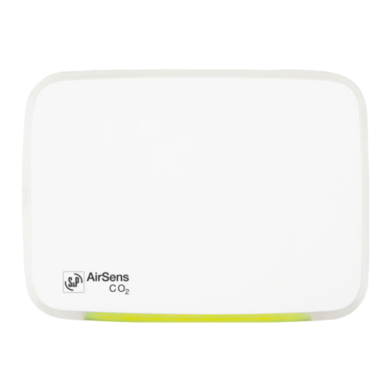 S&P AIRSENS RF CO2 Mode D'emploi