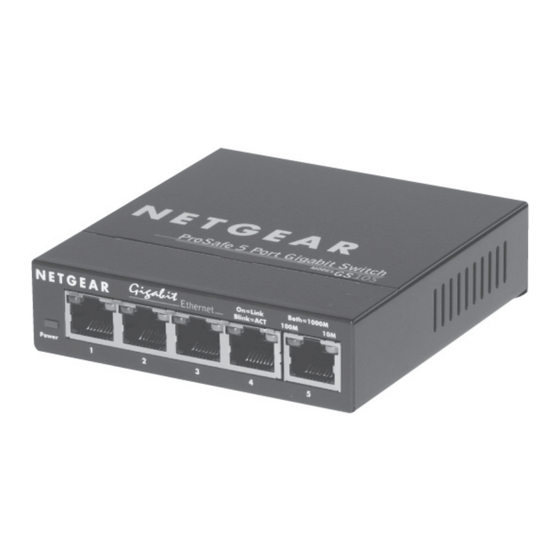 NETGEAR ProSafe GS105v4 Guide D'installation
