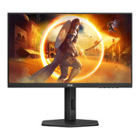 AOC GAMING 27G4X Manuel De L'utilisateur