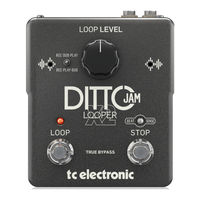 TC Electronic DITTO JAM X2 LOOPER Guide De Démarrage Rapide