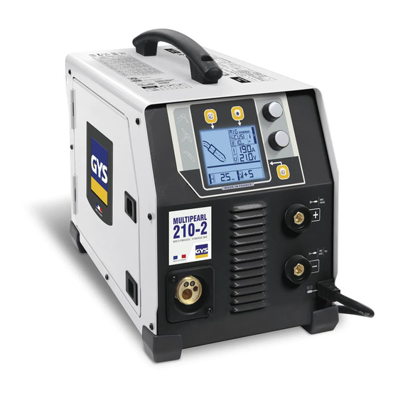 GYS MULTIPEARL 210-2 Mode D'emploi