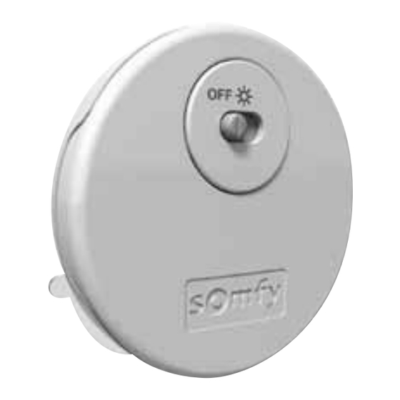 SOMFY HOME MOTION Sunis indoor WireFree RTS Notice D'installation