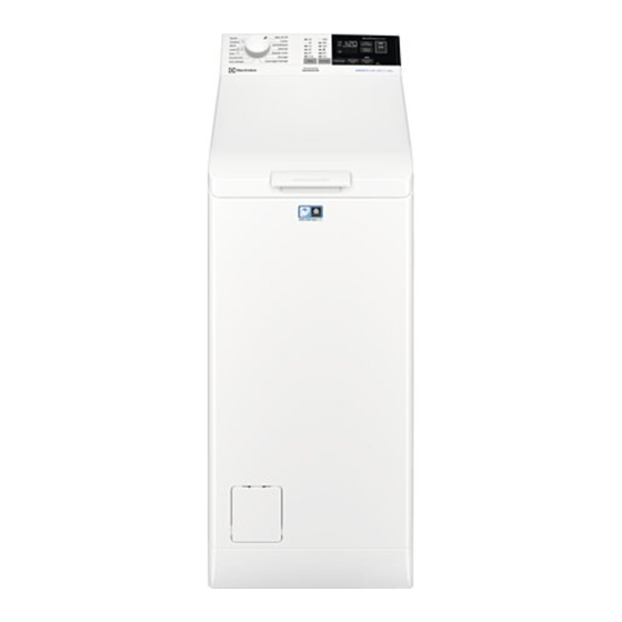 Electrolux Top PerfectCare 600 Notice D'utilisation