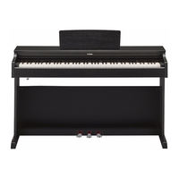 Yamaha Arius YDP-162 Mode D'emploi