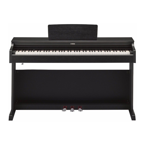 Yamaha Arius YDP-162 Mode D'emploi