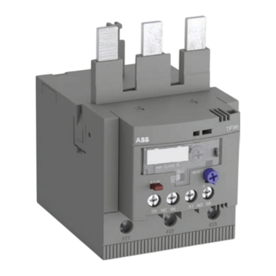 ABB TF96 Instructions De Service