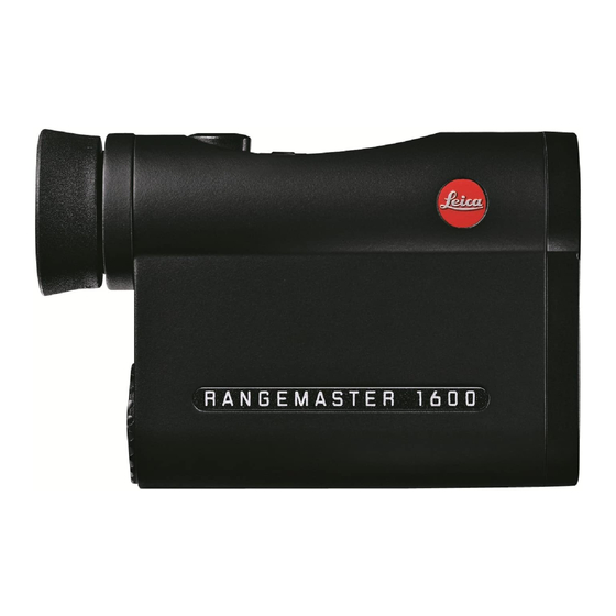 Leica RANGEMASTER CRF 1600 Manuels